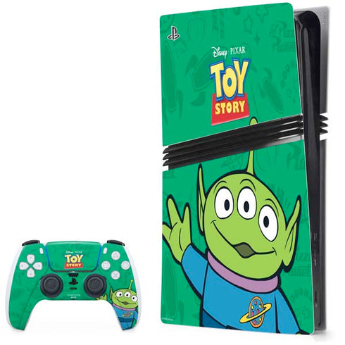 Disney Toy Story Alien PS5 Pro Bundle Skin